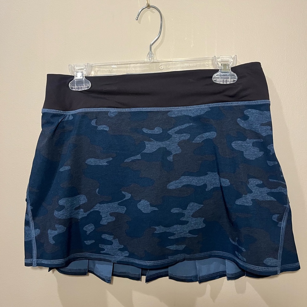 Lulu Lemon Camo Athletic Tennis Skirt